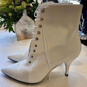 Calvin Klein Lace Up Heeled Boot
